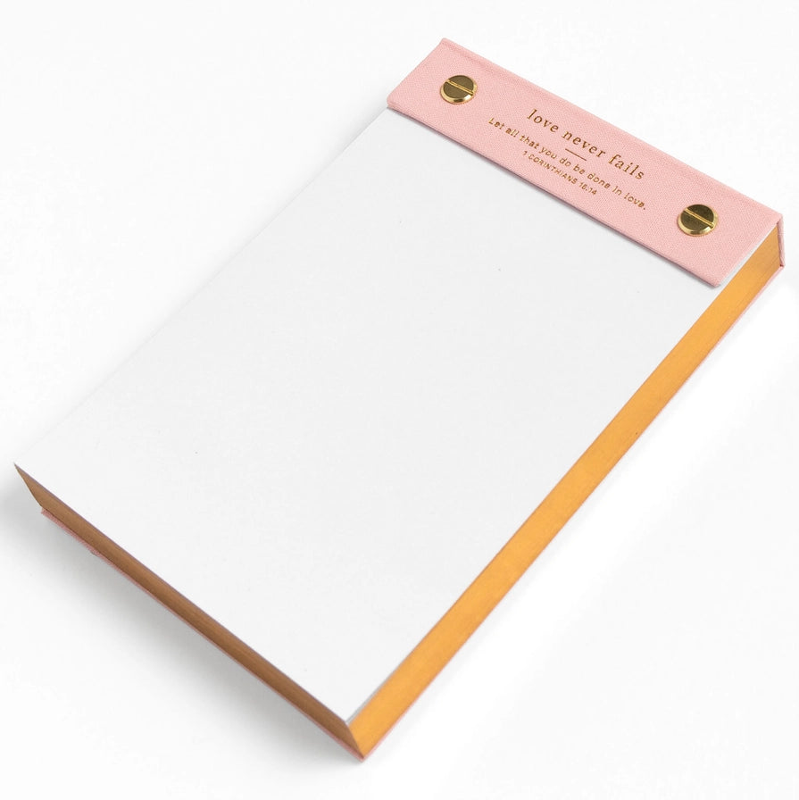 Church Notes Love Never Fails Desktop Notepad