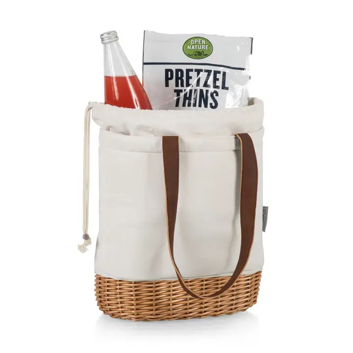 Picnic Time Pico Basket Tote, Beige