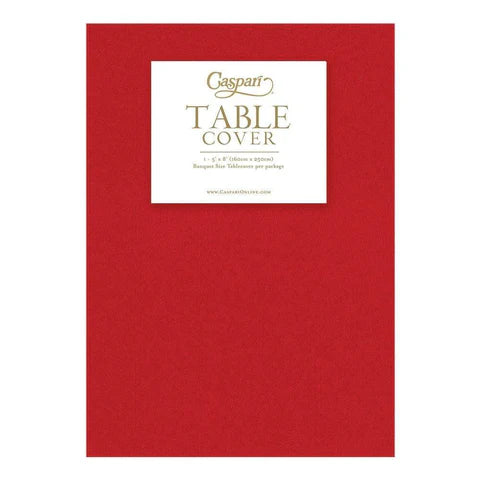 Caspari Red Tablecover