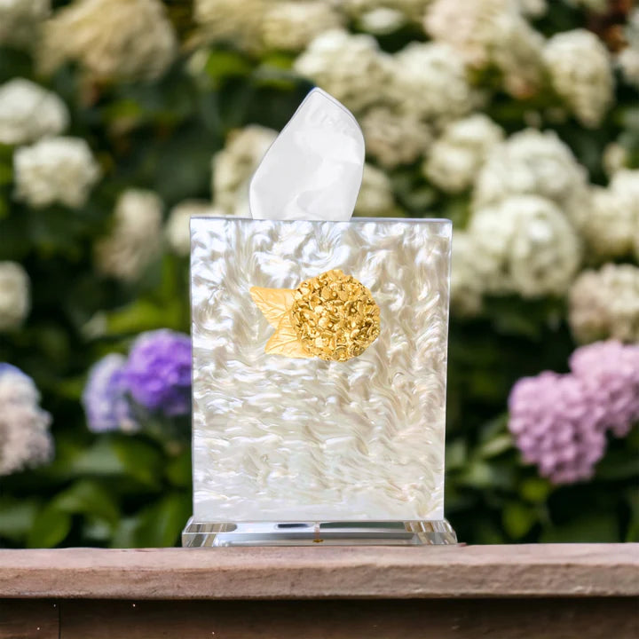 Southern Tribute Hydrangea Tissue Box