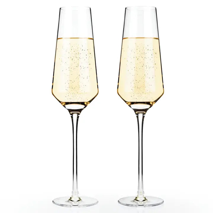 Viski Champagne Flutes S/2