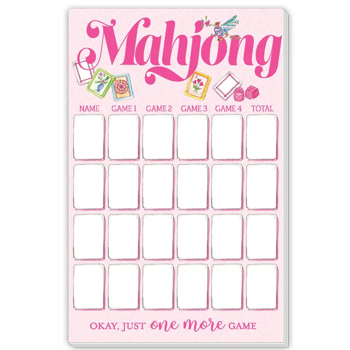 Rosanne Beck Mahjong Score Pad