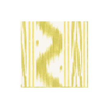 Caspari Toile De Nantes Yellow Cocktail Napkin