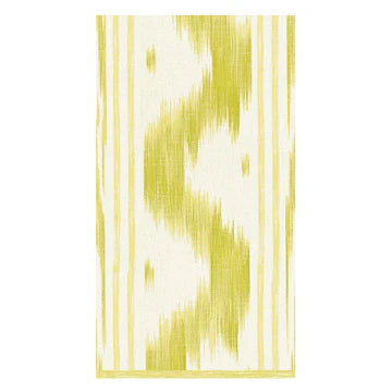 Caspari Toile De Nantes Yellow Guest Towel