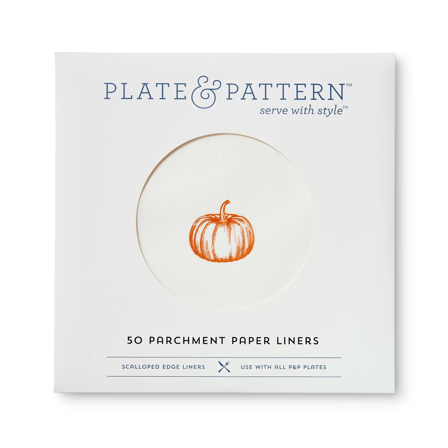 Plate & Pattern Pumpkin Flat Liner