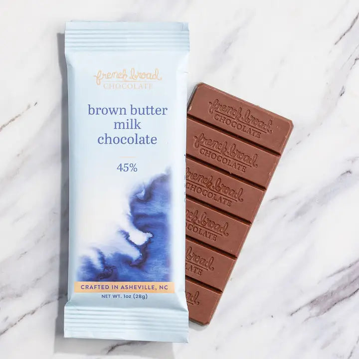 French Broad Chocolate - Brown Butter Milk Chocolate Bar