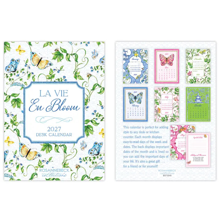 Calendar 2027 Handpainted La Vie En Bloom