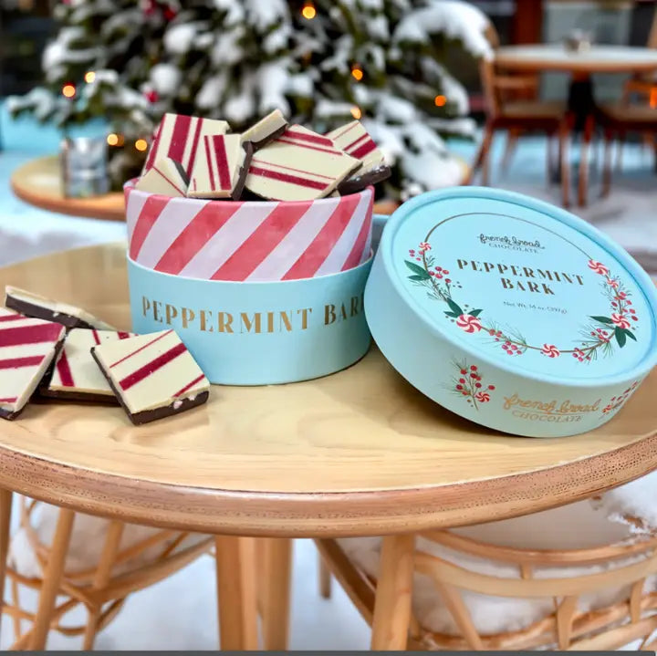 French Broad Chocolates Peppermint Bark - 14oz