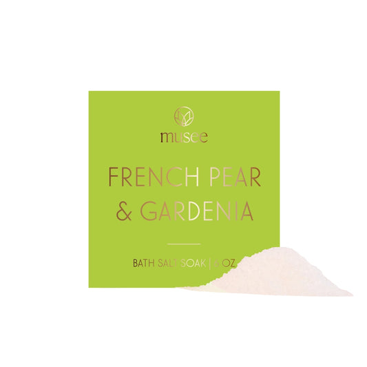 Musee French Pear & Gardenia Mini Bath Salt Soak