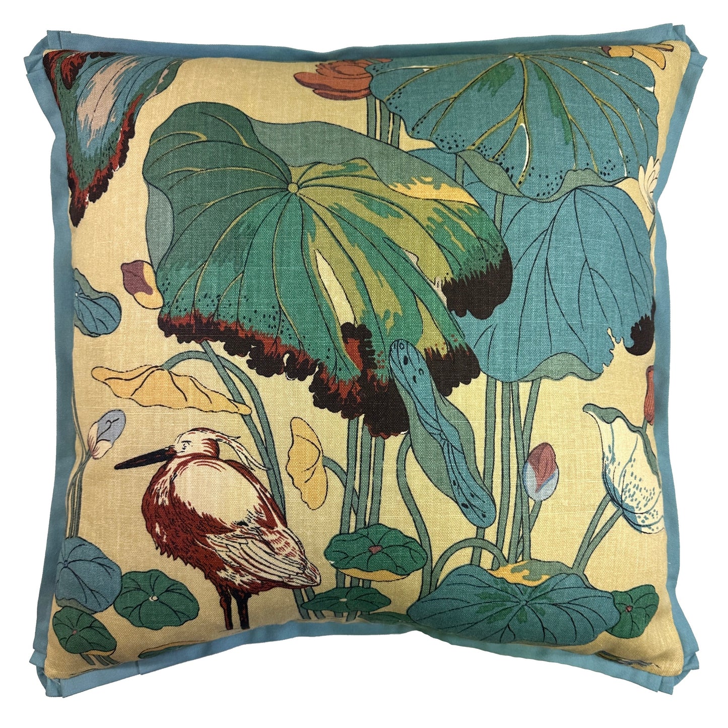 Baker Nympheus Straw Pillow Cover, + Insert 24in