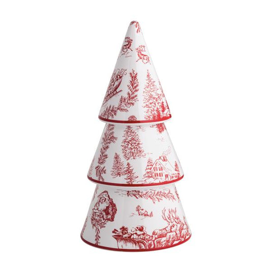 Mudpie Toile Ceramic Tree, Lg