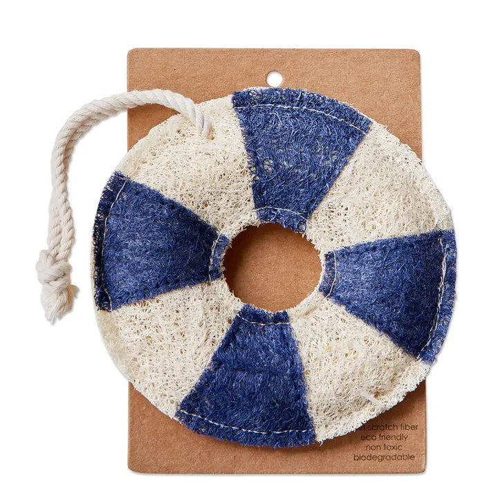 Inner Tube Loofah Scrubber - Blue