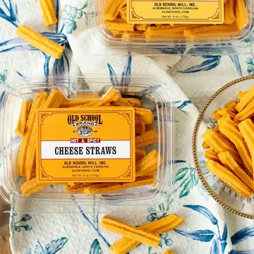 Old School Hot & Spicy Cheese Straws