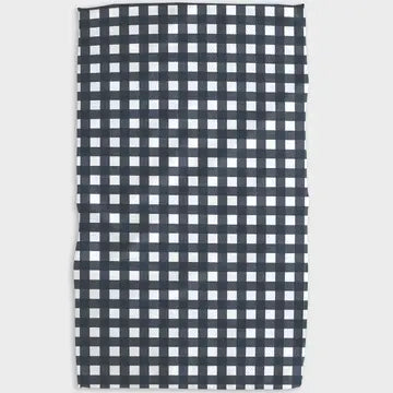 Geometry Gigi Navy Tea Towel