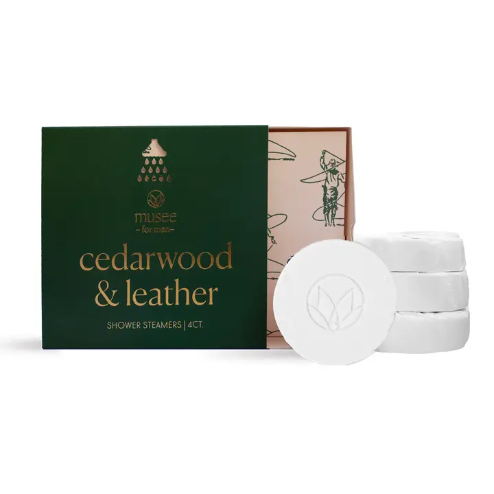Musee Cedarwood & Leather Shower Steamers