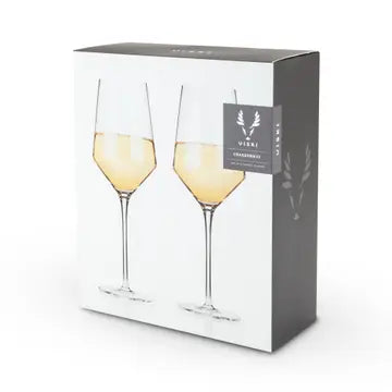 VISKI - Crystal Chardonnay Glasses Set of 2