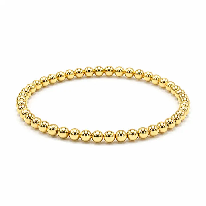 4mm 14k Gold Filled Karma Waterproof Bracelet