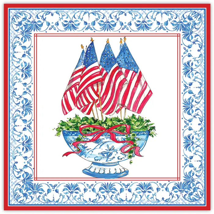 Rosanne Beck Flag Square Placemats