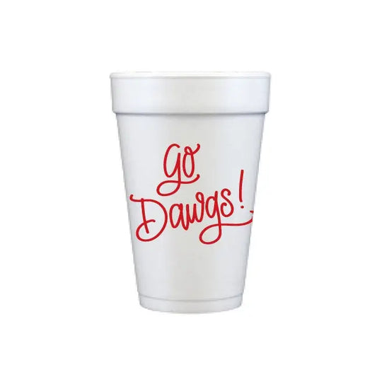 Natalie Chang Red Go Dawgs Styro