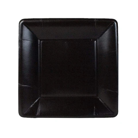 Caspari Black Grosgrain Salad Plate