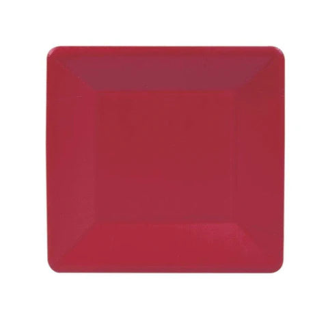 Caspari Grosgrain Red Salad Plate