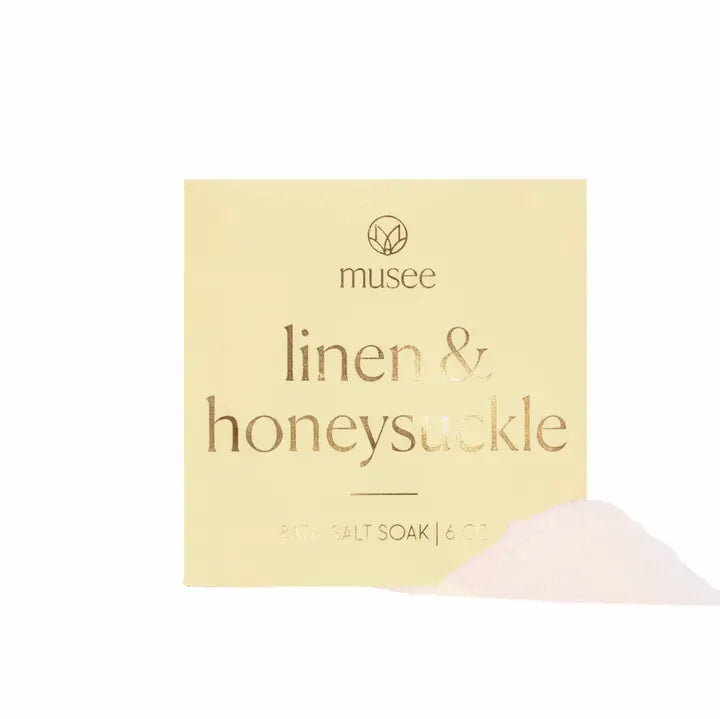 Musee Linen & Honeysuckle Bath Salt Soak