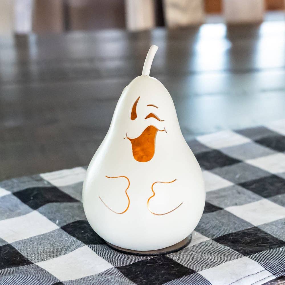 Hand-Crafted Ghost Gourd - Jake Winking - Miniature