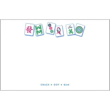 WH Hostess Mahjong Slab notepad