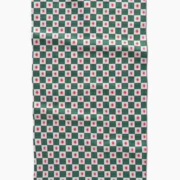 Geometry Jolly Grid Tea Towel