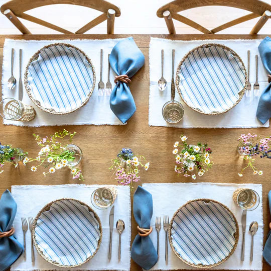 Plate & Pattern Seascape Blue Flat Liner