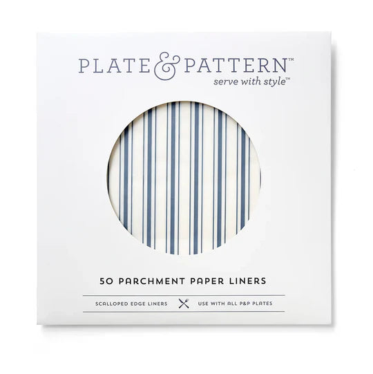 Plate & Pattern Seascape Blue Flat Liner