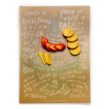ColorBox Charcuterie Cheat Sheet, Cupcake