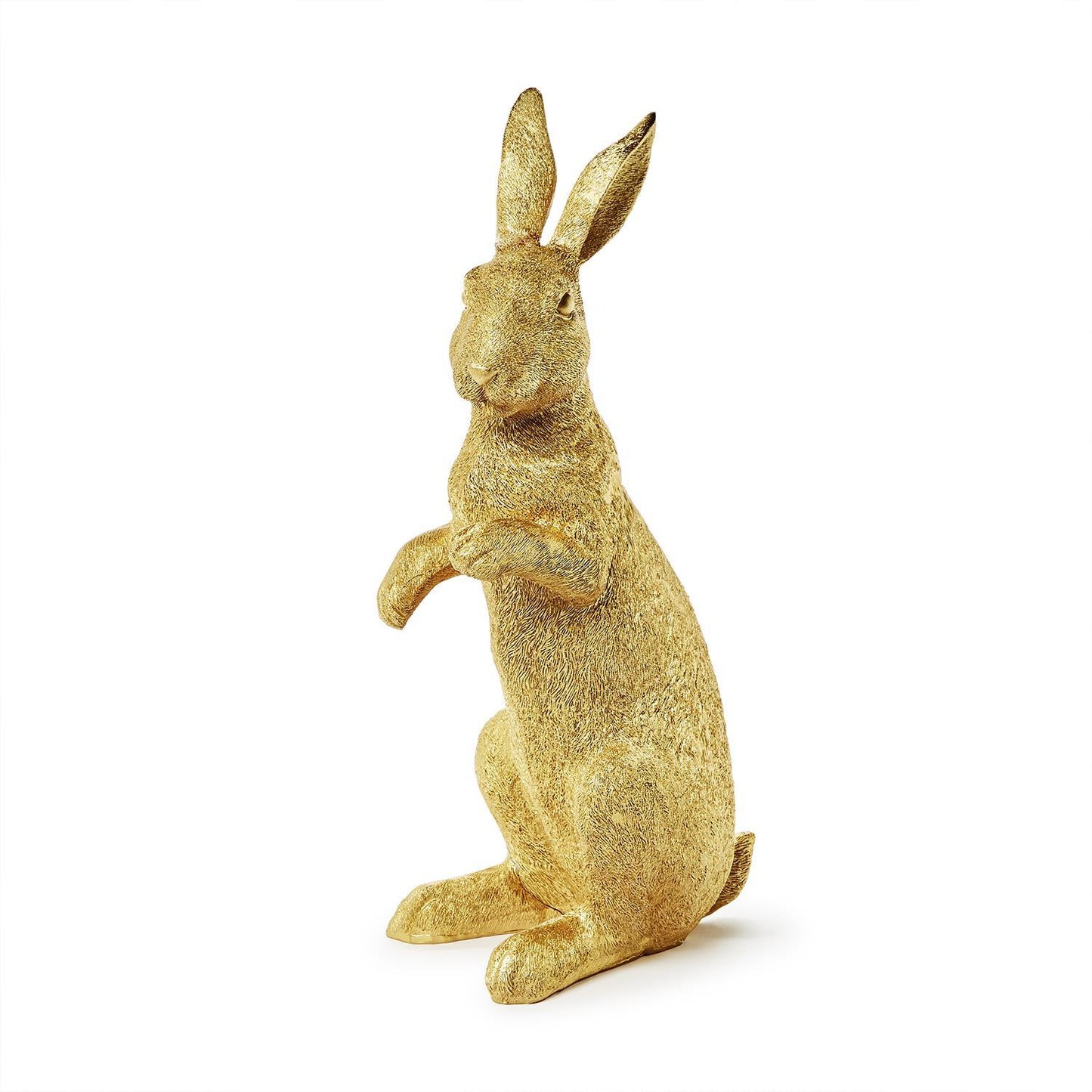 Two's Company Golden Bunny Decor