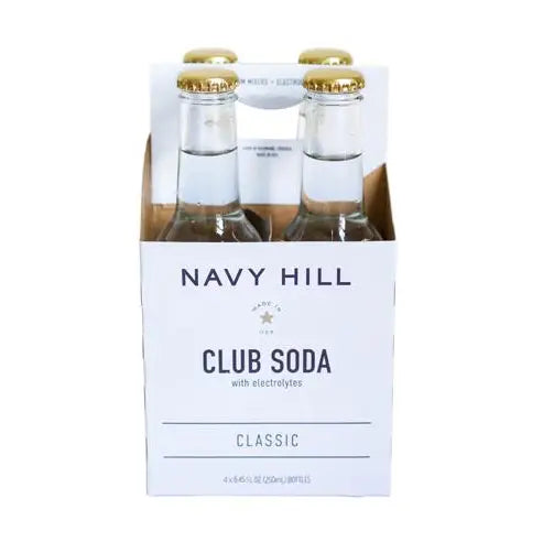 Navy Hill Club Soda, 4 pk