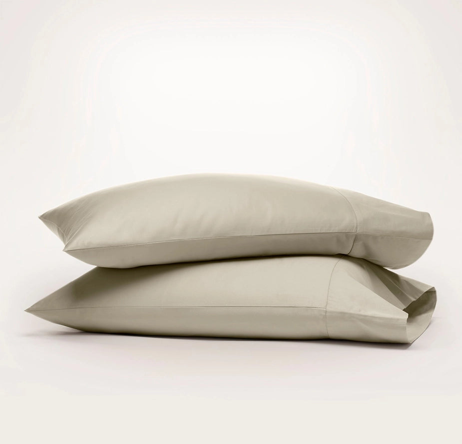 Boll & Branch Signature Hemmed Pillowcase Set, Oak