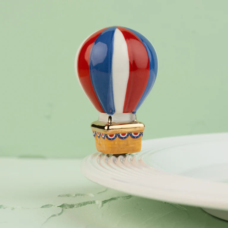 Nora Fleming Red, White, And Balloon | Hot Air Balloon