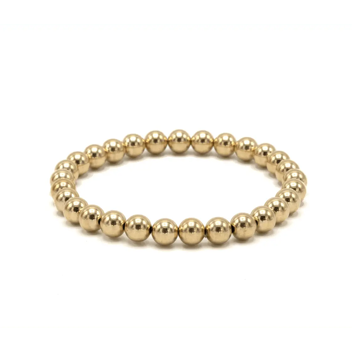 6mm Waterproof 14k Gold Filled Karma Bracelet
