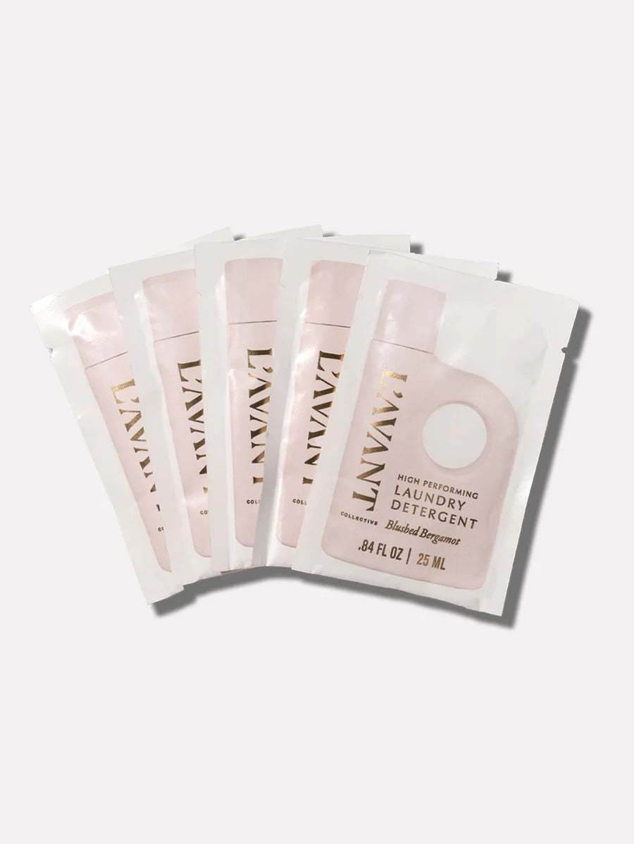 L'AVANT Laundry Detergent Travel Pack Set of 5 - Blushed Bergamot