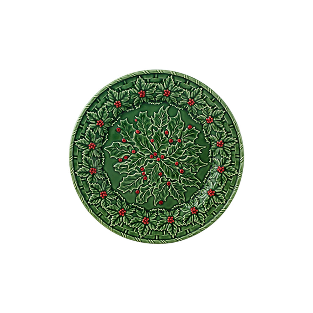 Bordallo Pinheiro Holly Charger Plate