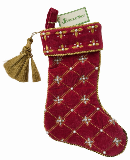 Jingle Nod Cross My Heart Stocking
