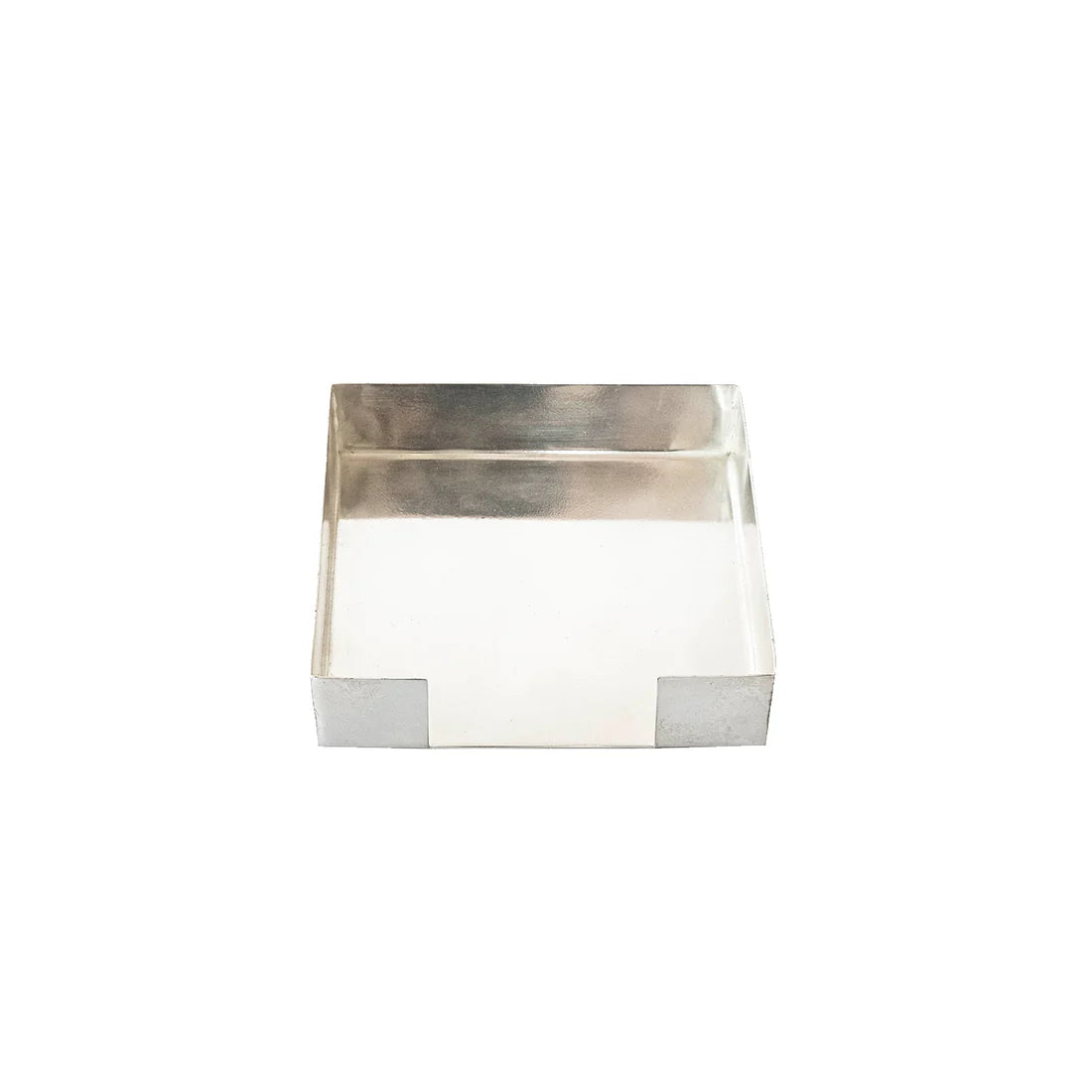 Hester & Cook Cocktail Napkin Holder- Silver