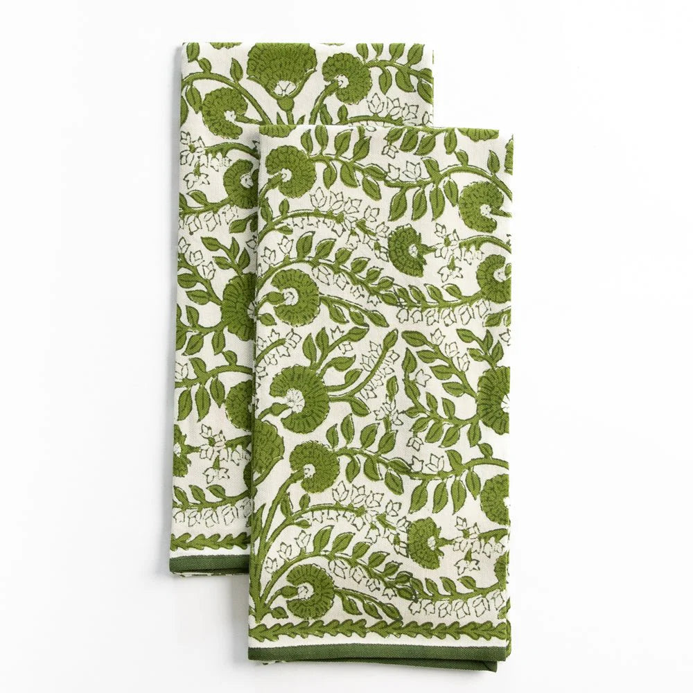 Pomegranate Jade Blosom Tea Towel