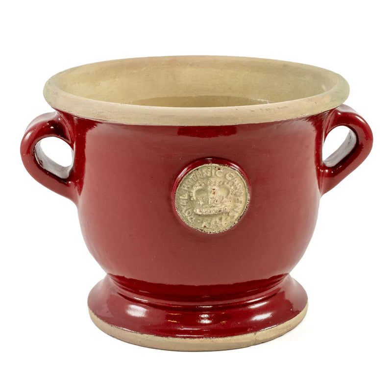 Bot Collections Canterbury Kew Footed Vase- Red