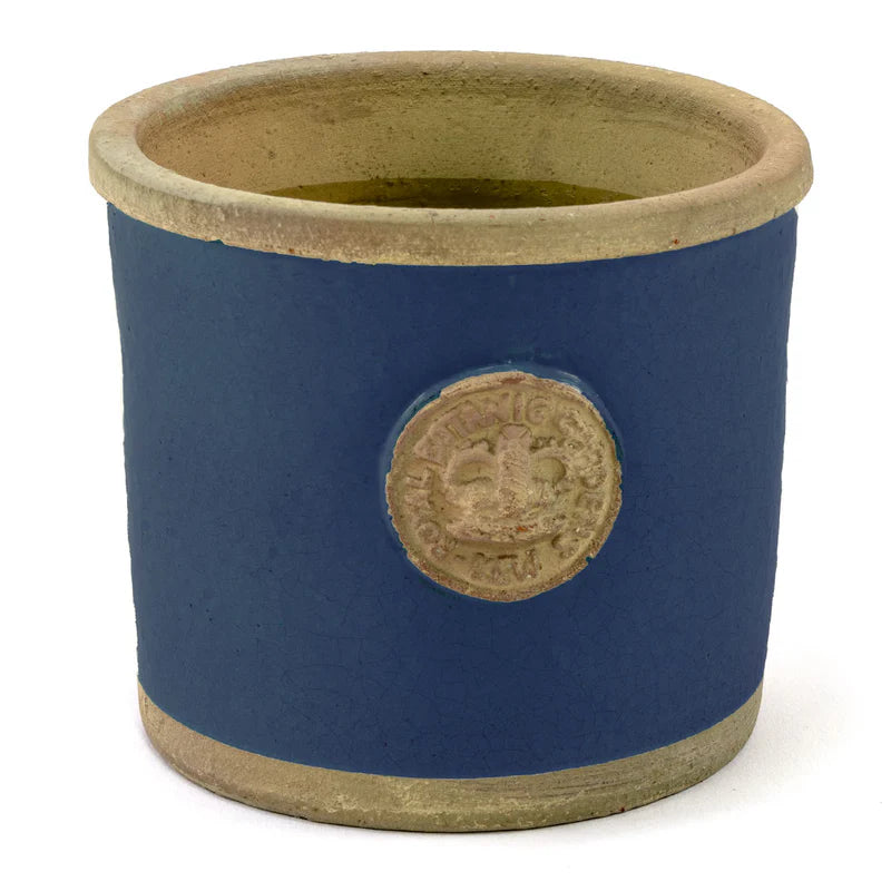Bot Collections Chelsea-kew Round Herb Pot/stiffkey Blue