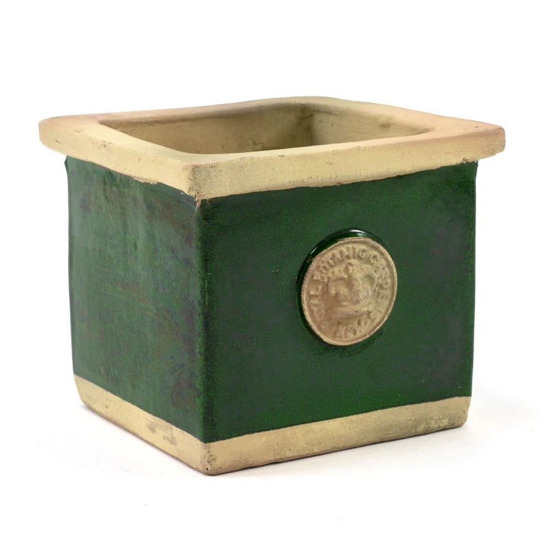 Bot Collection Cornwell Kew Sq Herb Pots Dk Green