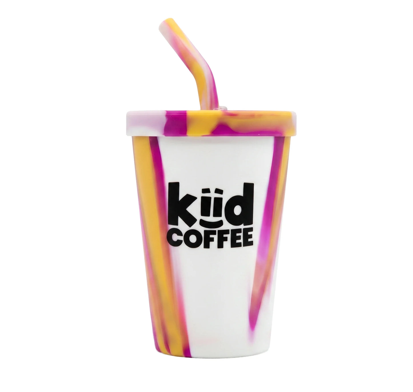 Kiid Coffee Silicone Cup - Purple/Yellow