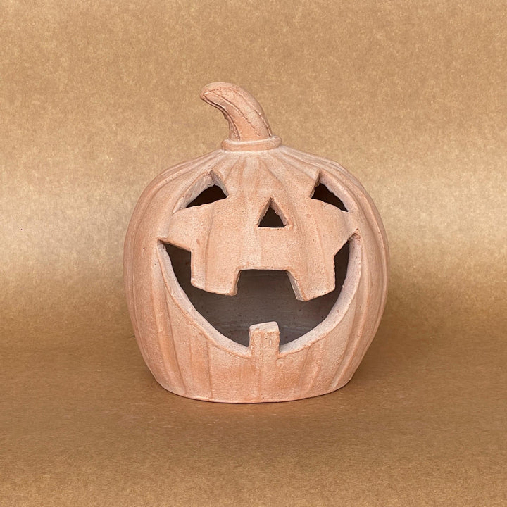 Bot Collections Carved Pumpkin, Natural