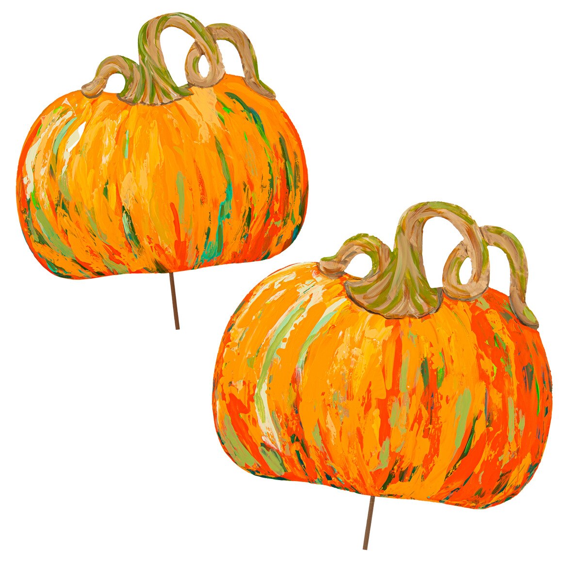 Orange Artful Pumpkin, Small