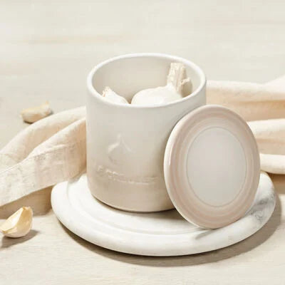 Le Creuset 14oz Garlic Keeper, Meringue