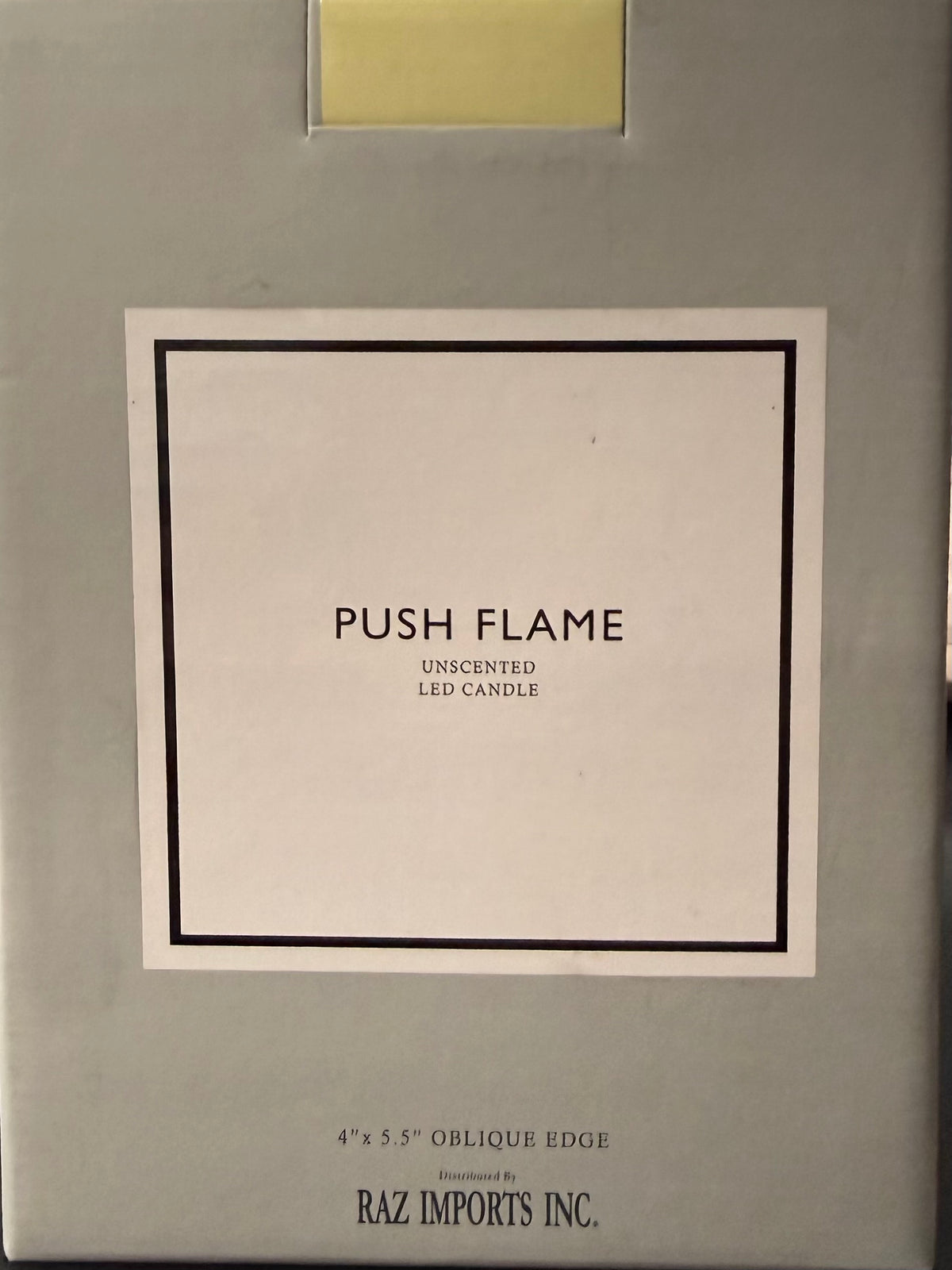 Push Flame Unscented LED Candle (Small)